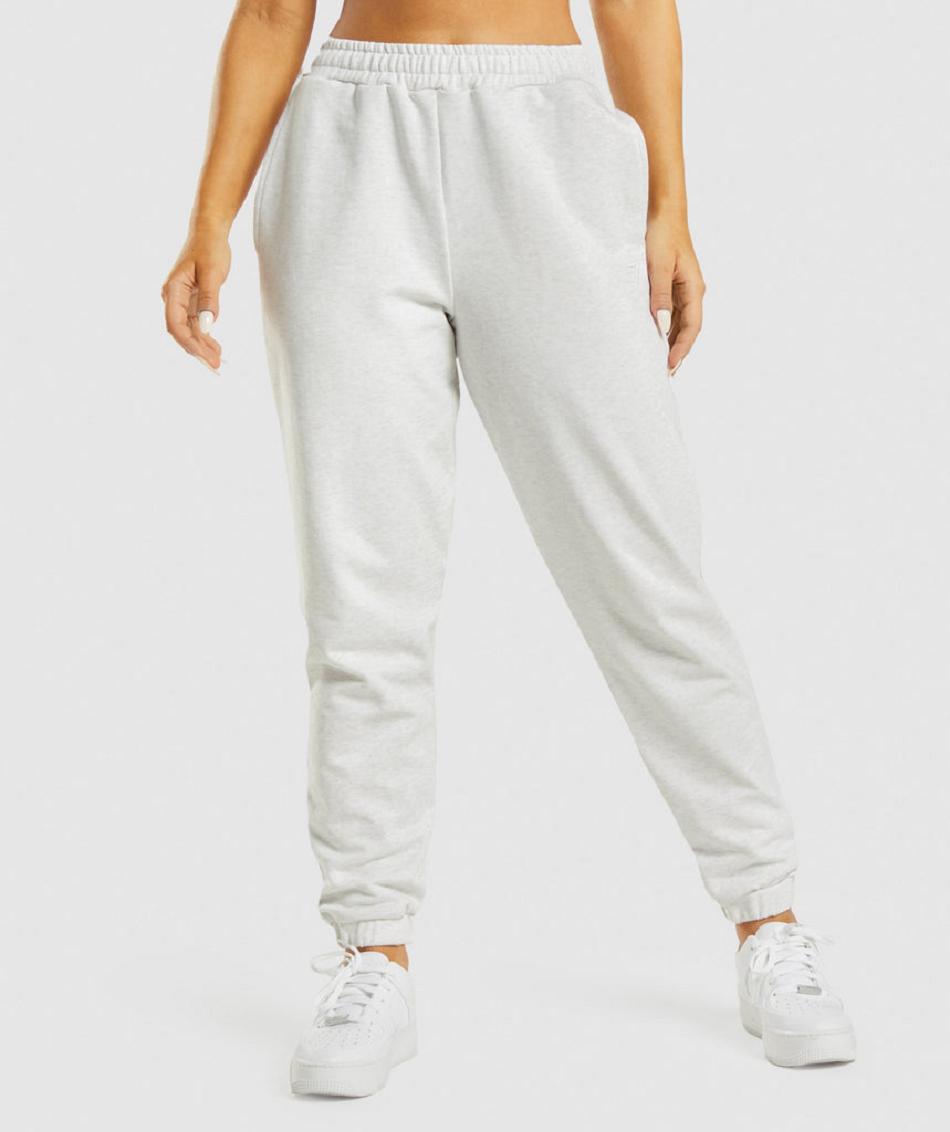 Pantalones Jogger Gymshark Rest Day Sweats Mujer Blancas | CO 2629JPQ